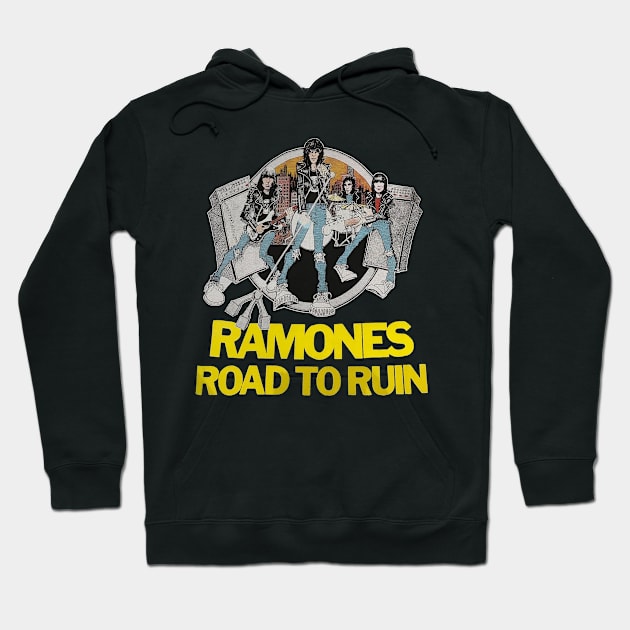 Vintage Tour Road To Ruin Hoodie by Xela Wilma